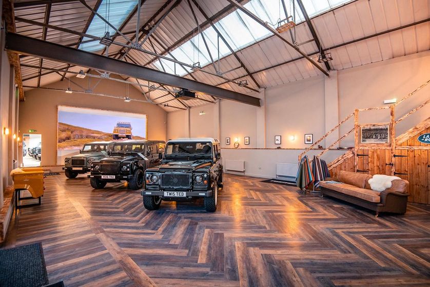 5. Land Rover showroom conversion by Wizard Builders Ltd, Yorkshire & Trent