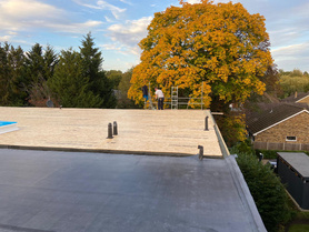 New Flat Roof installed using EPDM Rubber Roofing system Project image