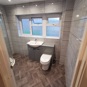 Old separate toilet/bathroom to updated, modern and convenient  Project image