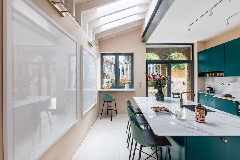 A bright and inviting kitchen extension