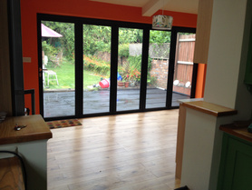 Rear extension with bifold doors Project image