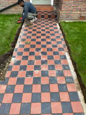 Front garden path and steps  Project image