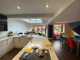 Single Storey Rear Extension with a roof lantern and new kitchen Project image