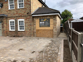 GARAGE EXTENSION AND DRIVEWAY TO CONSERVATION PROPERTY WITH RECLAIMED BRICKS  Project image