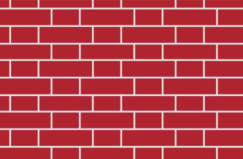 Solid wall brick pattern