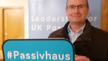 Gordon Nelson, Passivhaus Trust event at the Scottish Parliament, March 2024