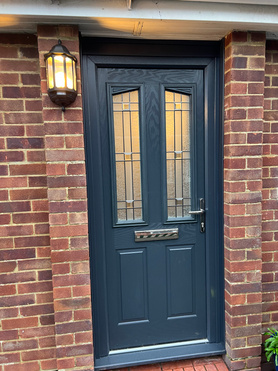 Anthracite replacement windows and door Project image