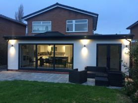 Large single storey extension, new kitchen and utility room Project image