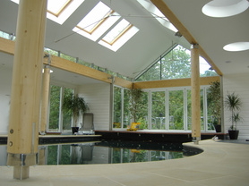 New Leisure complex for private house, Crookham Common, Berkshire. Project image