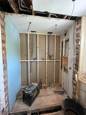 Wall removal, Bathroom extension  Project image