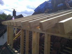 Double Dormer roof structure,  Project image