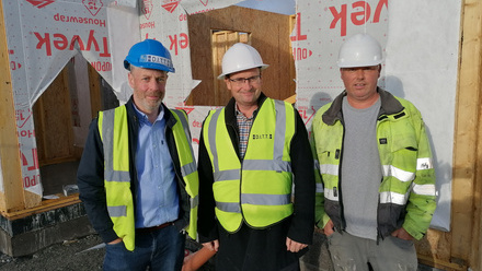 Ditt Construction Ltd with Gordon Nelson, Shetland, Scotland 2023