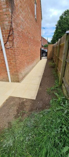 Another Patio and path started and completed this week! Project image