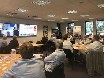 Gordon Nelson presents to the network of Scottish Construction leads 2023