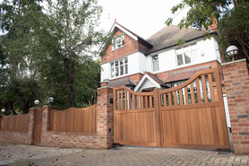 Driveway, boundary wall and electric gate project in Putney, South London Project image