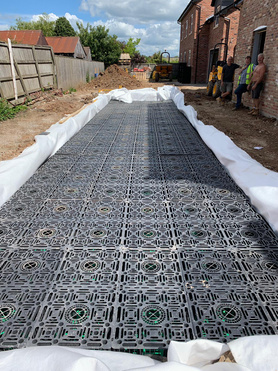 Storm water attenuation tanks and drains  Project image