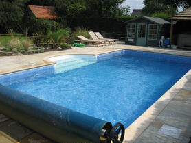 The Old Smithy Pool & Paving Project image