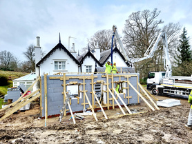 DOUBLE STOREY EXTENSION - ICF SYSTEM CONSTRUCTION - Ongoing Project Project image