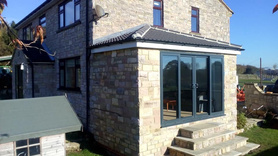 Tadcaster   Ground floor side extension to Living room with bi-folds. Project image
