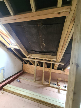 Loft room upgrade to create taller ceilings and a new en-suite shower room Project image