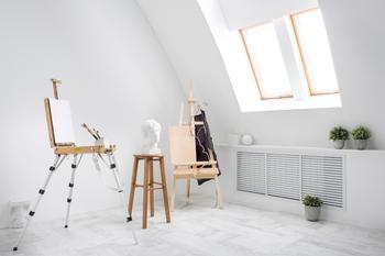 iStock creative studio in loft conversion