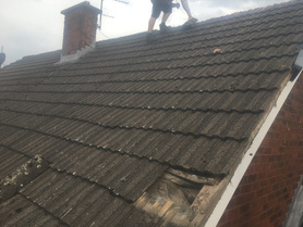 a full strip off and new tiled roof with new battens and breathable felt Project image