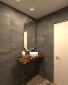 Commercial bathroom design Project image