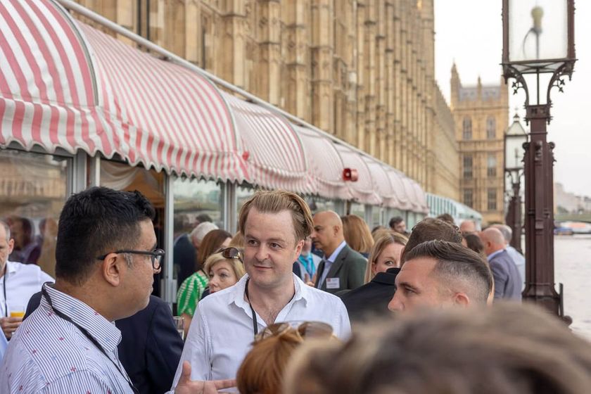 View across the Thames at the FMB Annual Parliamentary Reception 2023