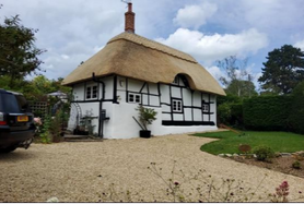 Full rebuild of fire damaged thatched dwelling roof Project image