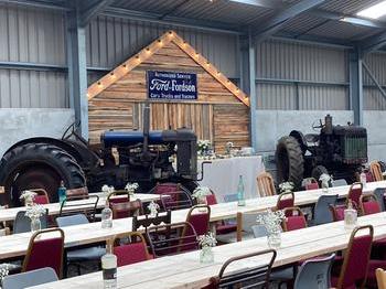 M Y Scaffolding Services, Cymru, 2023 scaffolding wedding feature, Tables