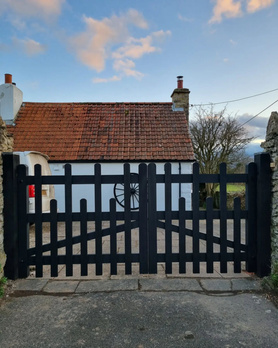 Hardwood replacement gates  Project image