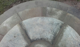 Hand Cut, Curved Stone Steps Project image