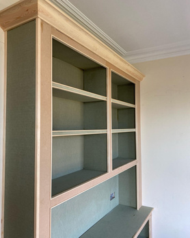 New bespoke book shelves  Project image