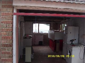 Garage conversion to Utility/ garden room. Project image