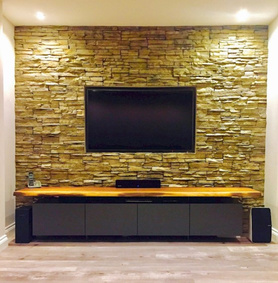 Stack Stone Television Surround Project image