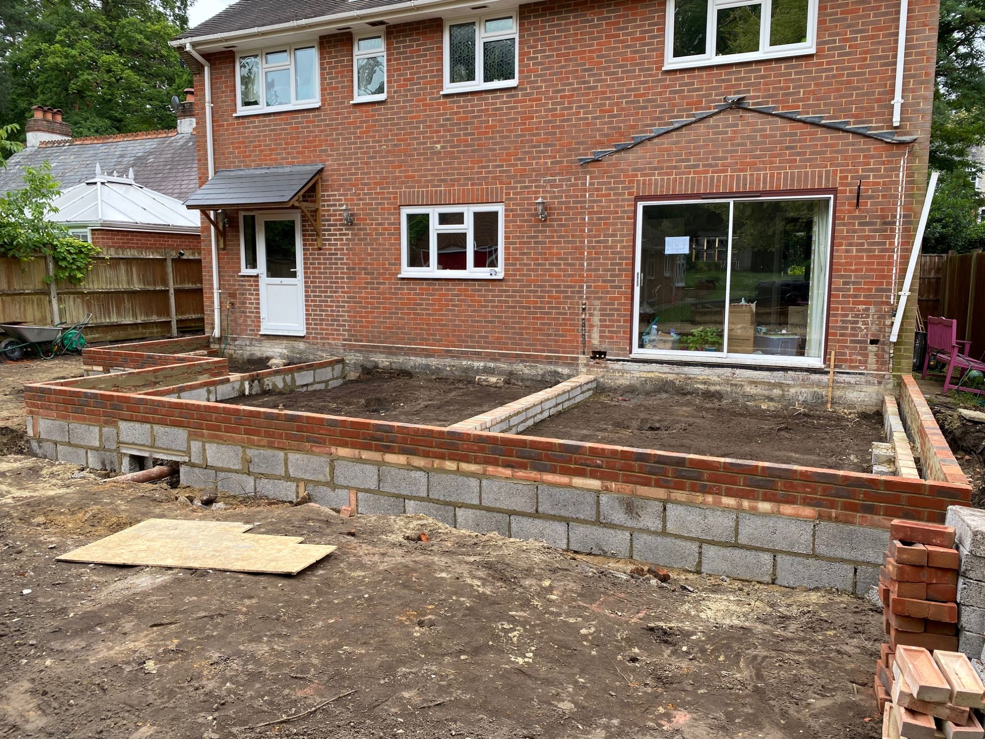 Total Solutions Group UK Total Build - MBA 2021 - Foundations kitchen rear extension.jpg