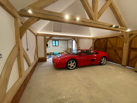 New Build Oak Framed double Garage Project image