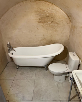 Basement storage, to a fully functional Bathroom  Project image