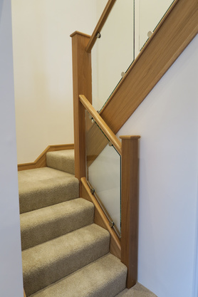 Oak and Glass Staircase Renovation, Manchester, Cheshire & Stockport Project image