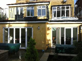 Two storey extension with orangery to a three storey house. Project image
