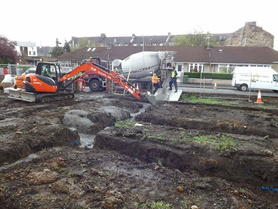 Concrete foundations Bishopbriggs Project image