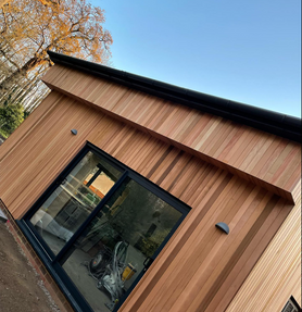 Stunning Red Cedar Clad Extension Project image