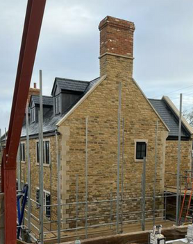 Stonework/Brickwork and Blockwork on 3 New Build Properties Project image