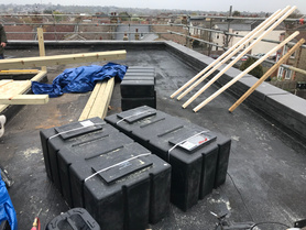 New flat roof covering Project image