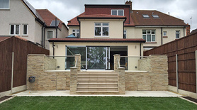 Loft conversion, house extension and garden work - Romford Project image