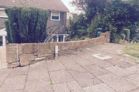 Before & After Garden Wall Project image