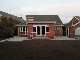 Red Brick Extension & Paving Project image