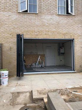 New bi-fold doors installed and new kitchen   Project image