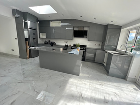 Six meter back extension with kitchen fitting  Project image