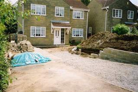 Garage and block pave driveway Project image